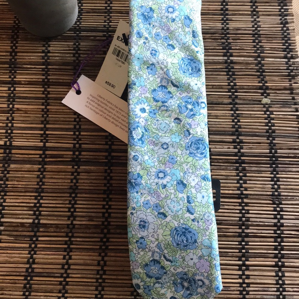 Express Skinny Floral Tie